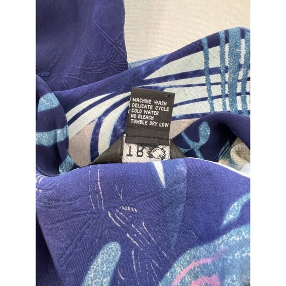 Citron Santa Monica Silk Open Front Kimono Women's Small Jacket Cardigan - Picture 7 of 9